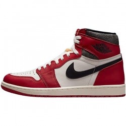 Boty Jordan 1 Retro High OG Chicago Lost and Found Varsity Red/Black-Sail-Muslin DZ5485-612