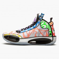 Boty Jordan 34 Zion Williamson Coloring Book White/Black/Multi Color DA1897-100