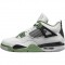 Boty Jordan 4 Retro White Oil Green Dark Ash White/Seafoam/Dark Ash/Neutral Grey AQ9129-103