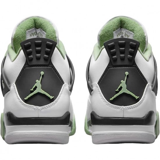 Boty Jordan 4 Retro White Oil Green Dark Ash White/Seafoam/Dark Ash/Neutral Grey AQ9129-103