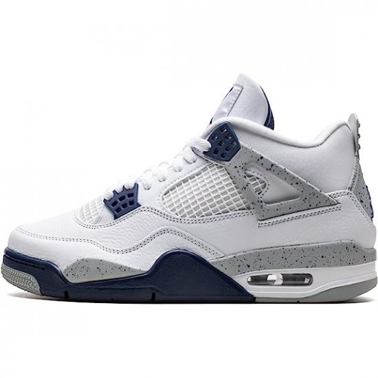 Boty Jordan 4 Midnight Navy White/Midnight Navy/Light Smoke Grey-Fire Red DH6927-140