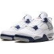 Boty Jordan 4 Midnight Navy White/Midnight Navy/Light Smoke Grey-Fire Red DH6927-140