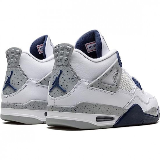 Boty Jordan 4 Midnight Navy White/Midnight Navy/Light Smoke Grey-Fire Red DH6927-140