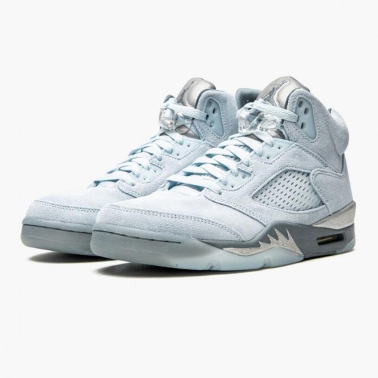 Boty Jordan 5 Retro Bluebird With Silver White Photo Blue/Football Grey/Metallic Silver/White DD9336-400