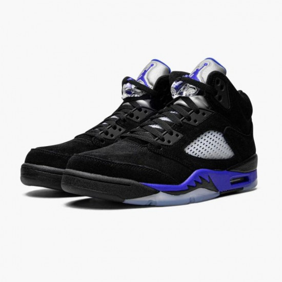 Boty Jordan 5 Retro Racer Blue With Black Blue Black/Racer Blue/Reflective Silver CT4838-004