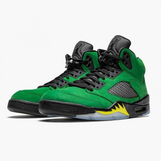 Boty Jordan 5 Retro SE Oregon Green Yellow Apple Green/Black/Yellow Strike/Black CK6631-307