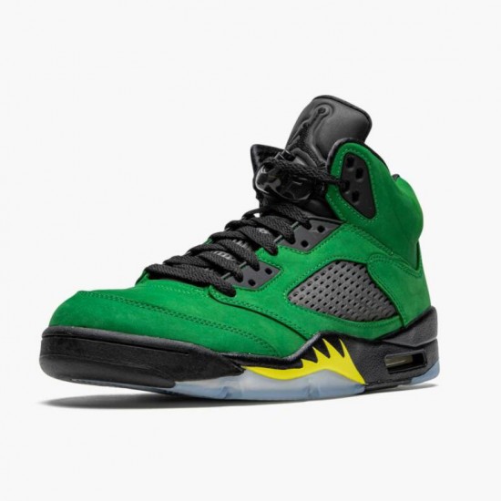 Boty Jordan 5 Retro SE Oregon Green Yellow Apple Green/Black/Yellow Strike/Black CK6631-307