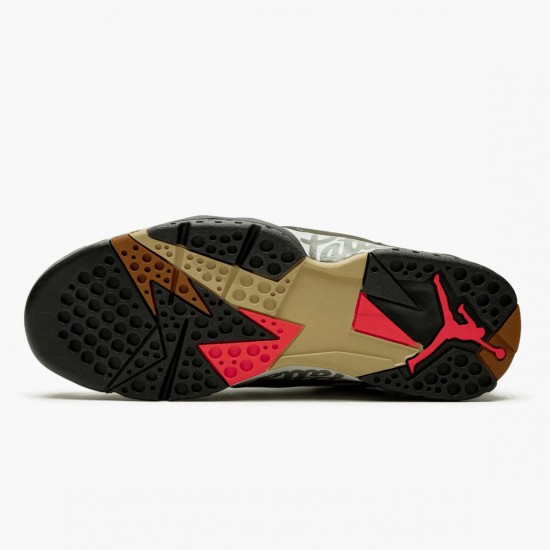 Boty Jordan 7 Retro Patta Icicle Icicle/Sequoia-River Rock-Light Crimson AT3375-100