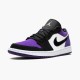 Nike Jordan 1 Low "Court Purple" 553558 125 Bílý Černá AJ1 Tenisky A Boty