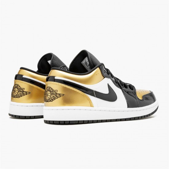 Nike Jordan 1 Low "Gold Toe" CQ9447 700 Černá Zlato AJ1 Tenisky A Boty