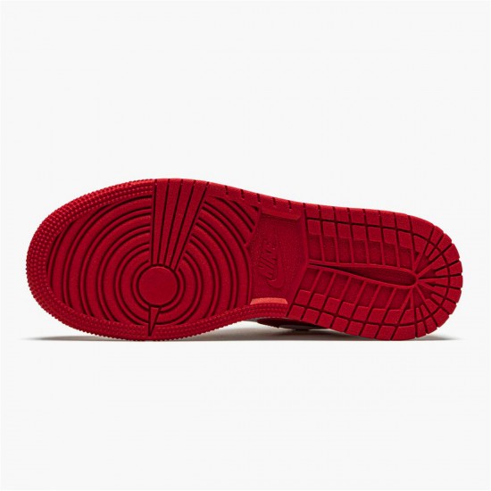 Nike Jordan 1 Low "Gym Red" Bílý Tenisky A Boty 553560 611 AJ1