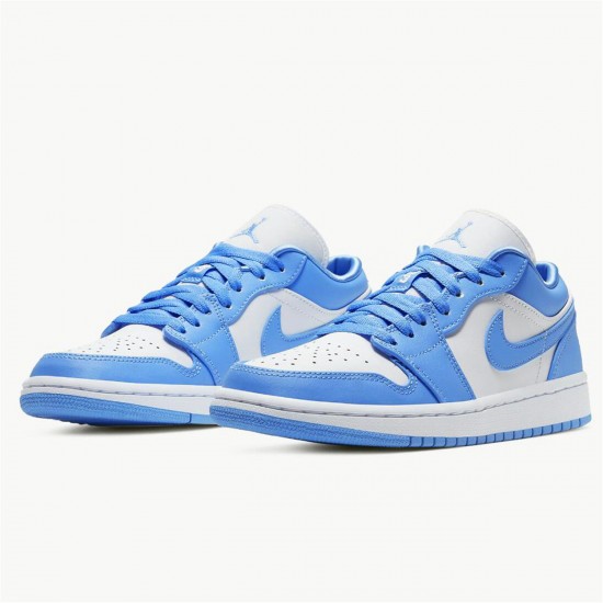 Nike Jordan 1 Low "UNC" Univerzitní Modrá Bílý Tenisky A Boty AO9944 441 AJ1