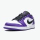 Nike Jordan 1 Retro Low "Court Purple" 553558 500 Černá Bílý AJ1 Tenisky A Boty