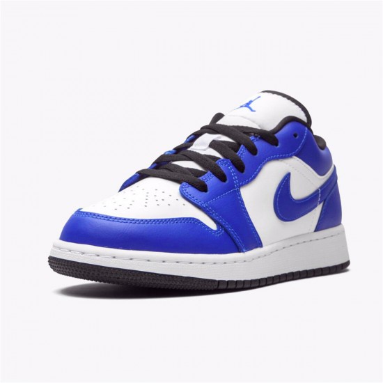 Nike Jordan 1 Retro Low "Game Royal" 553560 124 Bílý Černá AJ1 Tenisky A Boty