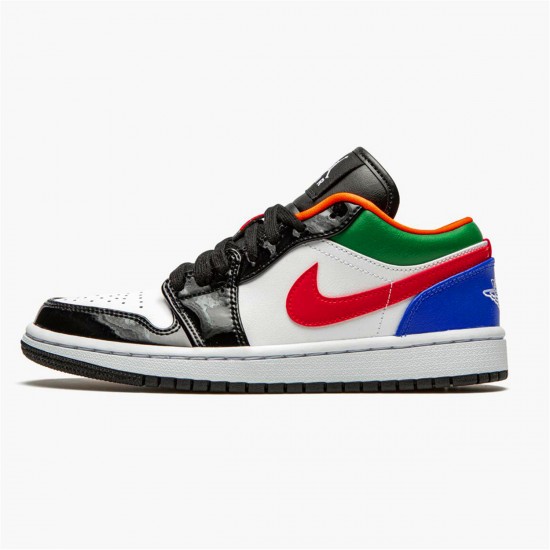 Nike Jordan 1 Retro Low "Multi Color" CZ4776 101 Bílý Hyper Royal AJ1 Tenisky A Boty