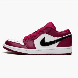 Nike Jordan 1 Retro Low "Noble Red" 553558 604 Černá Bílý AJ1 Tenisky A Boty