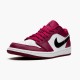 Nike Jordan 1 Retro Low "Noble Red" 553558 604 Černá Bílý AJ1 Tenisky A Boty