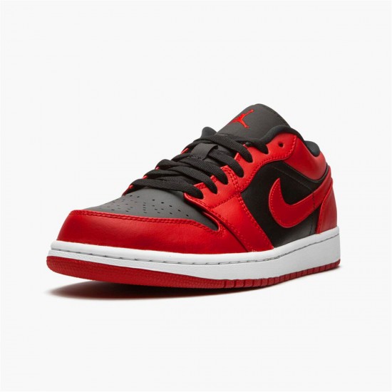 Nike Jordan 1 Retro Low "Reverse Bred" 553558 606 Černá Červené Bílý AJ1 Tenisky A Boty