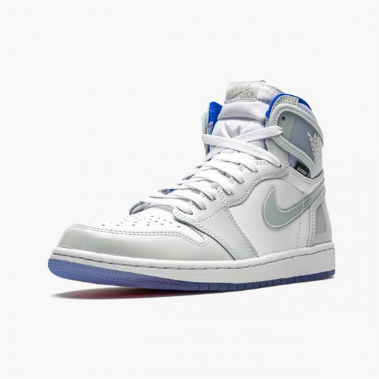 Nike Jordan 1 High Zoom "Racer Blue" Bílý AJ1 CK6637 104 Tenisky A Boty