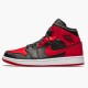 Nike Jordan 1 Mid "Banned 2020" 554724 074 Černá Červené Bílý AJ1 Tenisky A Boty