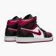 Nike Jordan 1 Mid "Bred Toe" Černá Červené Bílý 554724 066 AJ1 Tenisky A Boty