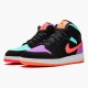 Nike Jordan 1 Mid "Candy" Černá Oranžový 554725 083 AJ1 Tenisky A Boty