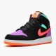 Nike Jordan 1 Mid "Candy" Černá Oranžový 554725 083 AJ1 Tenisky A Boty