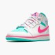 Nike Jordan 1 Mid "Digital Pink" Bílý Zelená 555112 102 AJ1 Tenisky A Boty