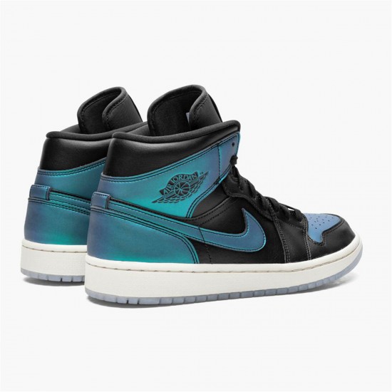 Nike Jordan 1 Mid "Iridescent" Černá BQ6472 009 AJ1 Tenisky A Boty