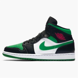 Nike Jordan 1 Mid "Pine Green" Černá Červené Bílý 554724 067 AJ1 Tenisky A Boty