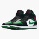 Nike Jordan 1 Mid "Pine Green" Černá Červené Bílý 554724 067 AJ1 Tenisky A Boty