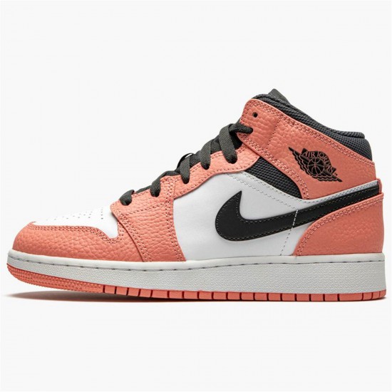 Nike Jordan 1 Mid "Pink Quartz" Šedá 555112 603 AJ1 Tenisky A Boty