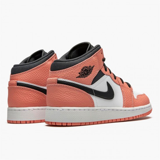 Nike Jordan 1 Mid "Pink Quartz" Šedá 555112 603 AJ1 Tenisky A Boty