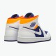 Nike Jordan 1 Mid "Royal Blue" Oranžový AJ1 Tenisky A Boty 554724 131