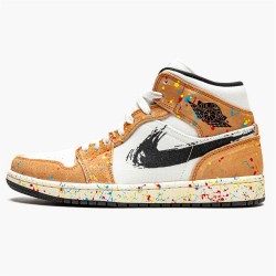 Nike Jordan 1 Mid SE "Brushstroke" DA8005 100 AJ1 Tenisky A Boty