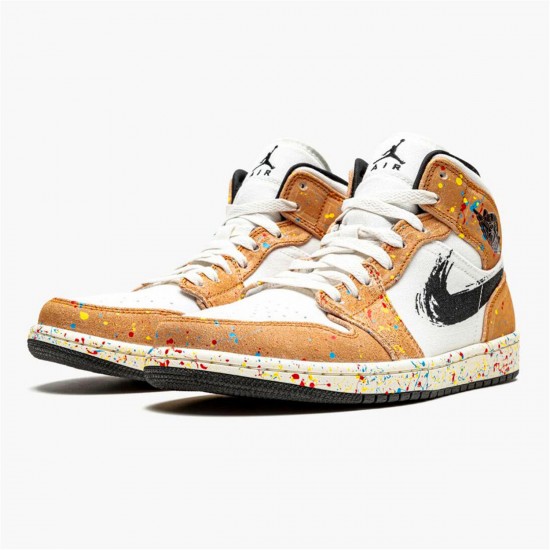 Nike Jordan 1 Mid SE "Brushstroke" DA8005 100 AJ1 Tenisky A Boty