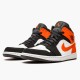 Nike Jordan 1 Mid "Shattered Backboard" Černá Bílý 554724 058 AJ1 Tenisky A Boty