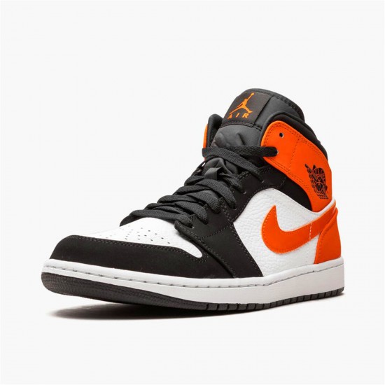 Nike Jordan 1 Mid "Shattered Backboard" Černá Bílý 554724 058 AJ1 Tenisky A Boty