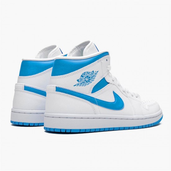 Nike Jordan 1 Mid "UNC" Univerzitní Modrá Bílý AJ1 Tenisky A Boty BQ6472 114