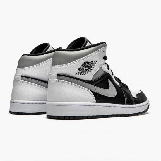 Nike Jordan 1 Mid "White Shadow Black" Bílý Šedá 554724 073 AJ1 Tenisky A Boty