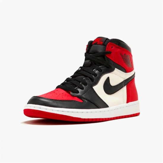 Nike Jordan 1 Retro High "Bred Toe" Červené Černá Bílý 555088 610 AJ1 Tenisky A Boty