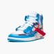 Nike Jordan 1 Retro High Off White "University Blue" AJ1 AQ0818 148 Modrý Tenisky A Boty