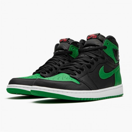 Nike Jordan 1 Retro High "Pine Green" Černá Bílý Červené Tenisky A Boty 555088 030 AJ1