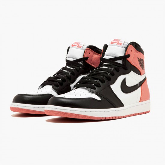 Nike Jordan 1 Retro High "Rust Pink" Bílý Černá 861428 101 AJ1 Tenisky A Boty