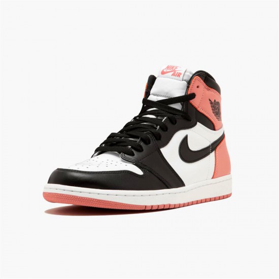 Nike Jordan 1 Retro High "Rust Pink" Bílý Černá 861428 101 AJ1 Tenisky A Boty