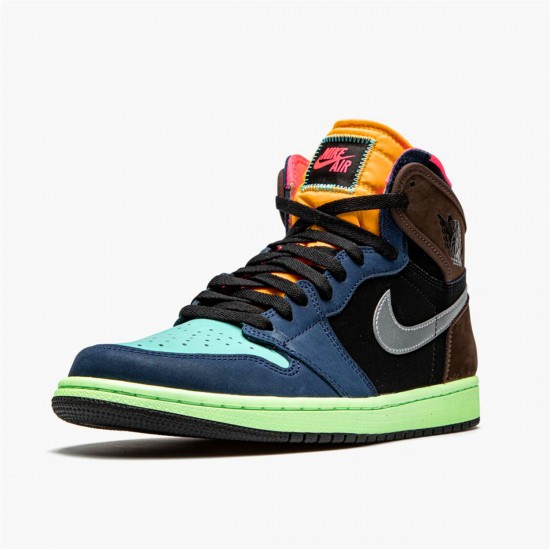 Nike Jordan 1 Retro High "Tokyo Bio Hack" Hnědá Černá Oranžový 555088 201 AJ1 Tenisky A Boty