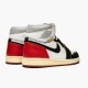 Nike Jordan 1 Retro High "Black Toe" BV1300 106 Bílý Červené AJ1 Černá Tenisky A Boty