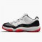 Nike Jordan 11 Low "Concord Bred" Bílý Univerzitní červená Černá AJ11 AV2187 160 Tenisky A Boty