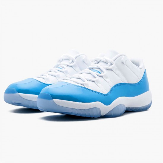 Nike Jordan 11 Retro Low "University Blue" 528895 106 Bílý AJ11 Černá Tenisky A Boty