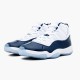 Nike Jordan 11 Retro "UNC Win Like 82" 378037 123 Bílý Univerzitní Modrá AJ11 Černá Tenisky A Boty